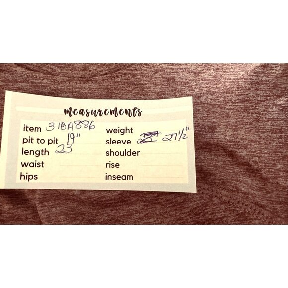 NWT Nike Womens Small Dri-Fit Long Sleeve Heathered Maroon Top - Picture 6 of 14